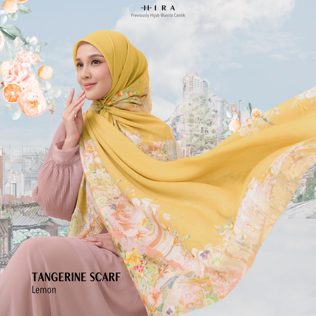 Tangerine Scarf - Lemon