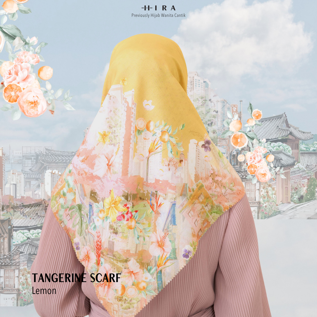 Tangerine Scarf - Lemon