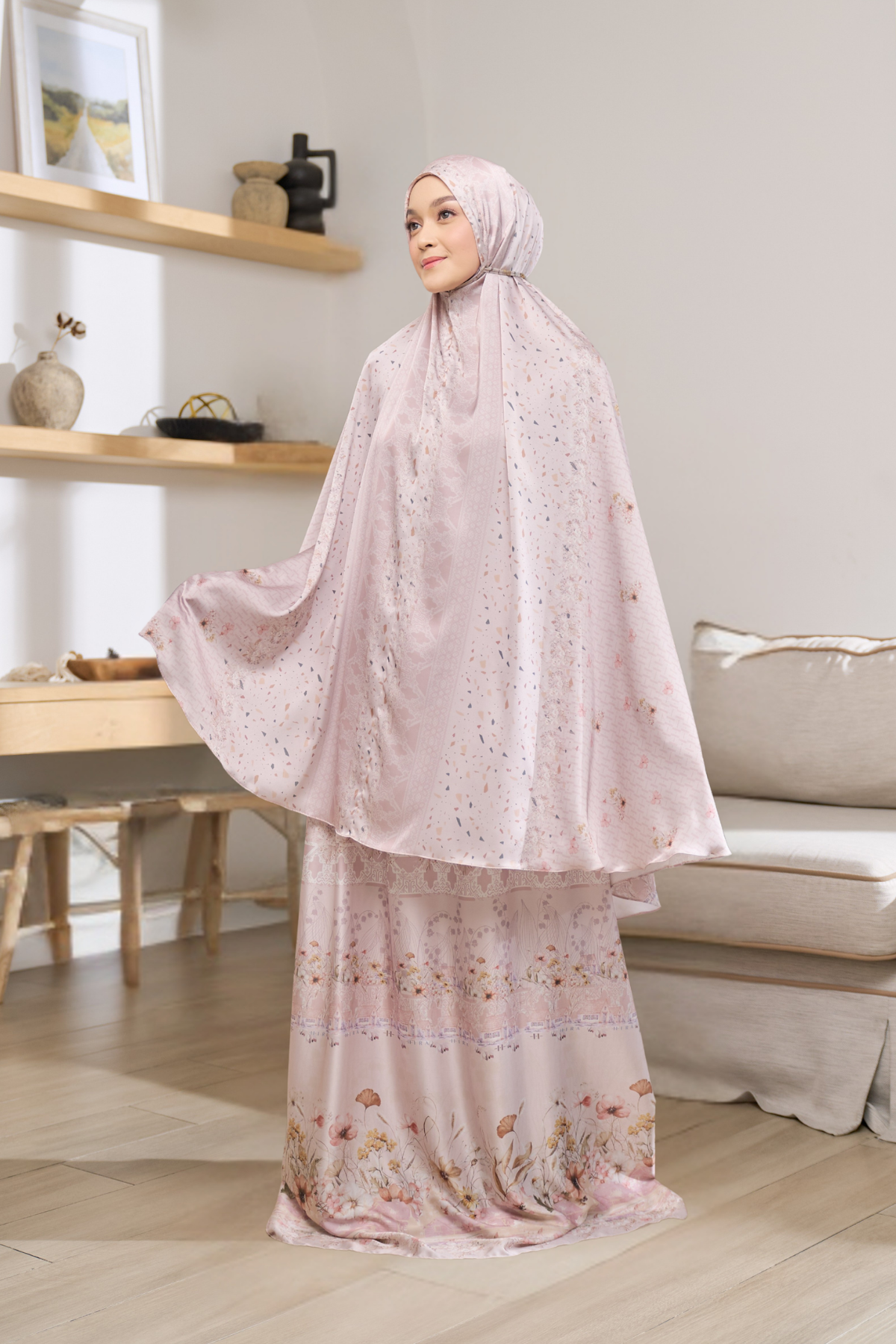 Mukena Rumah Senja Prayer Set - Cream