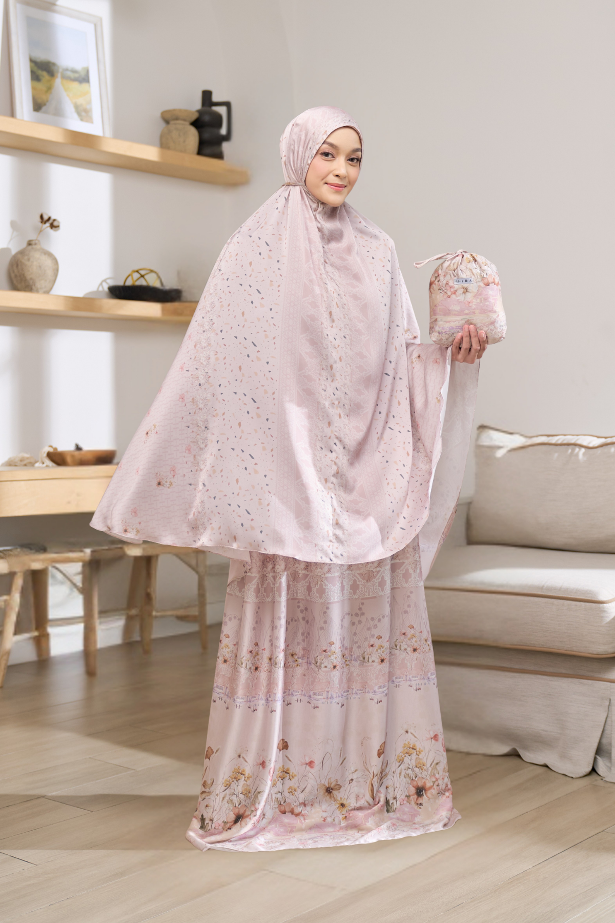Mukena Rumah Senja Prayer Set - Cream