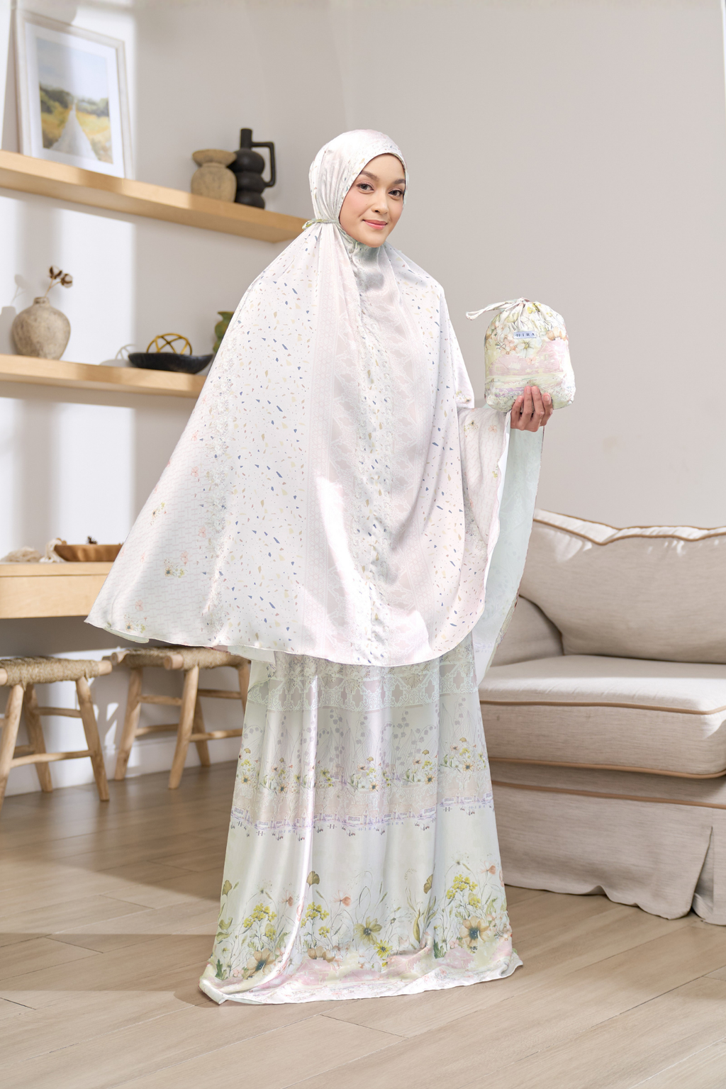 Mukena Rumah Senja Prayer Set - White