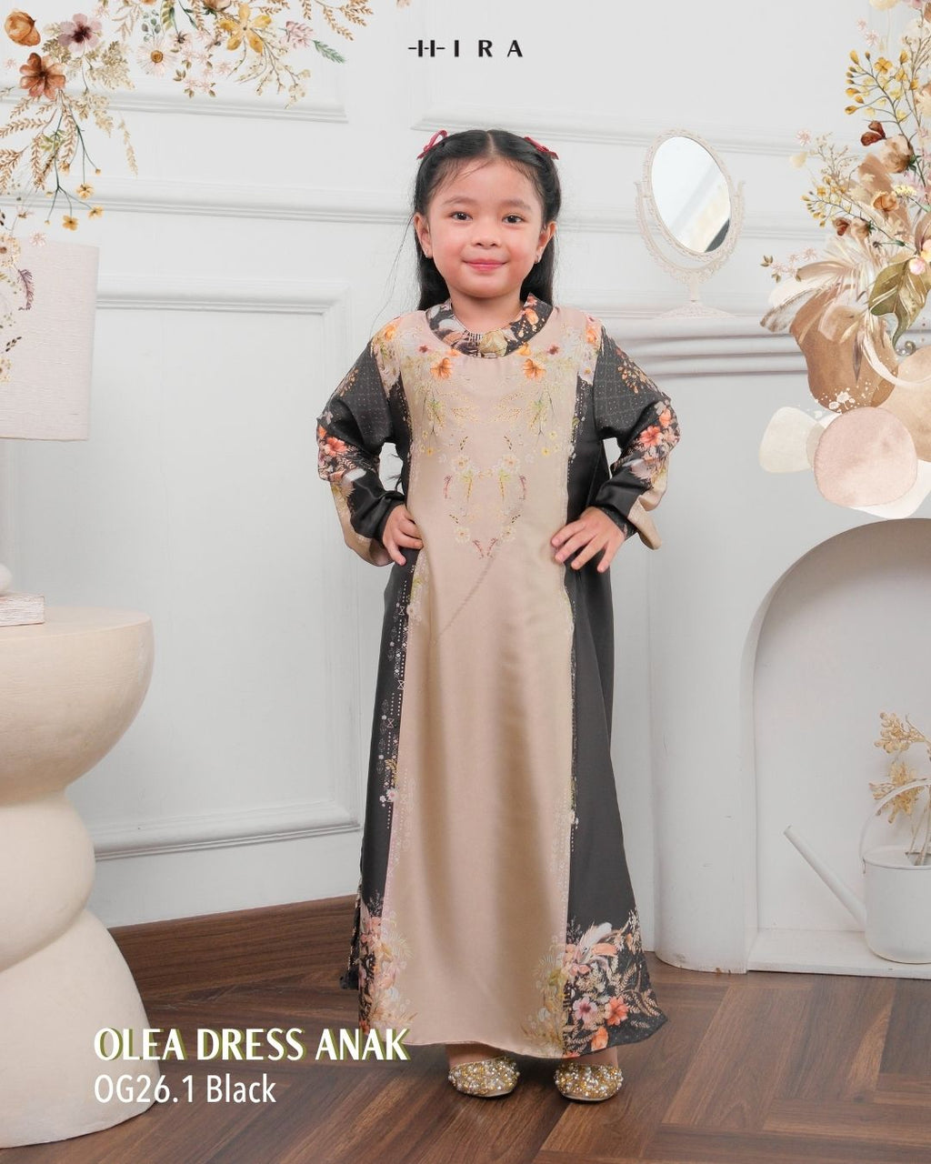 Olea Dress Girl - Black