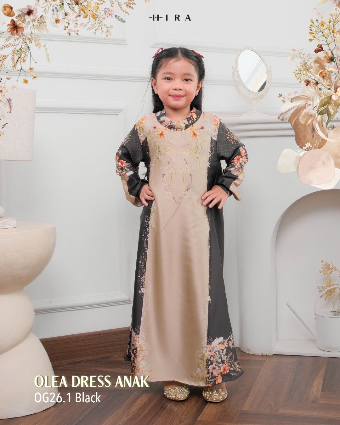 Olea Dress Girl - Black