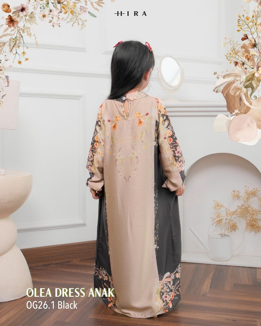 Olea Dress Girl - Black