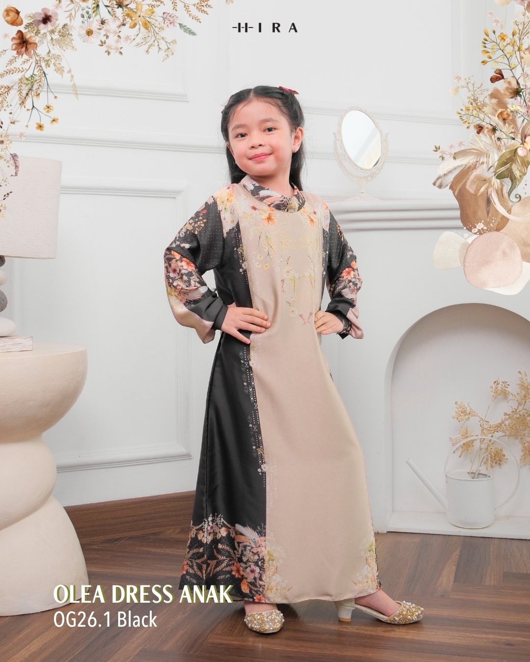 Olea Dress Girl - Black