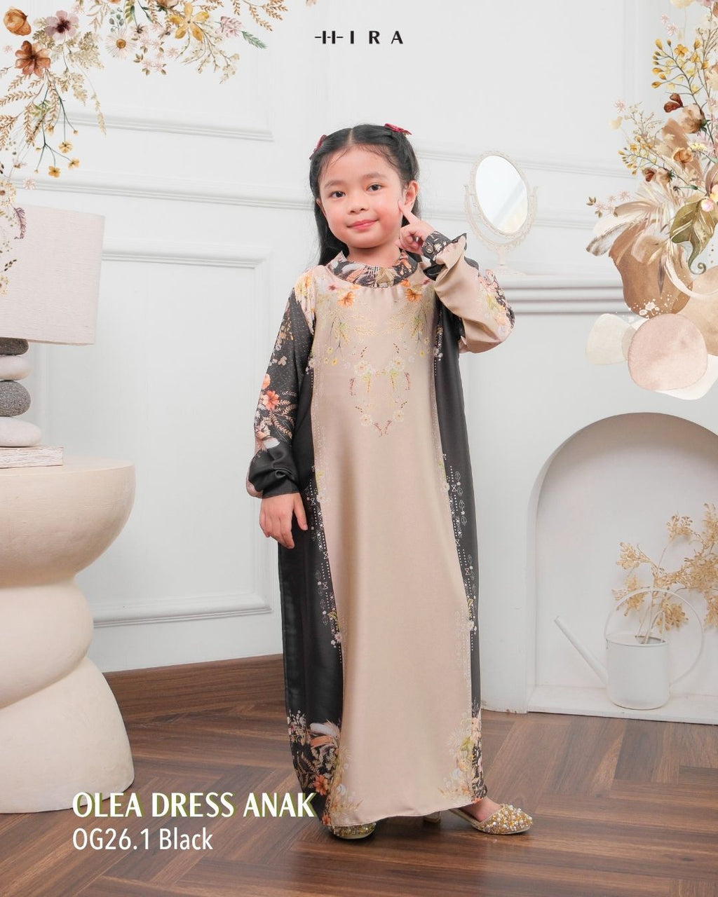 Olea Dress Girl - Black