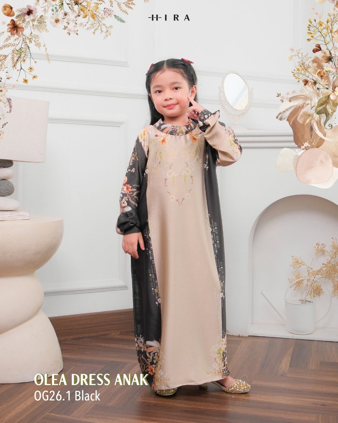 Olea Dress Girl - Black