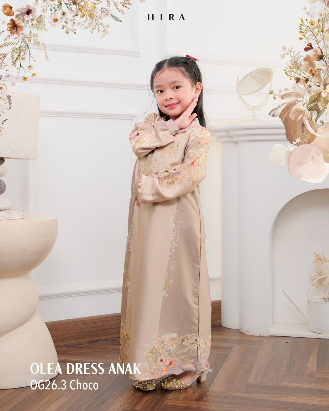 Olea Dress Girl - Choco