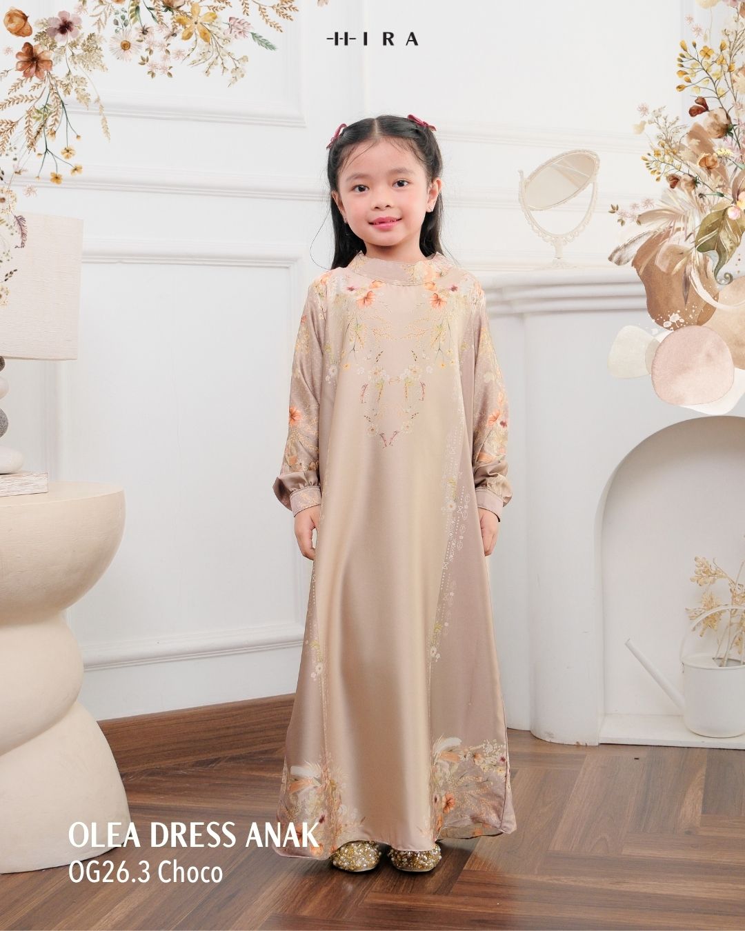 Olea Dress Girl - Choco