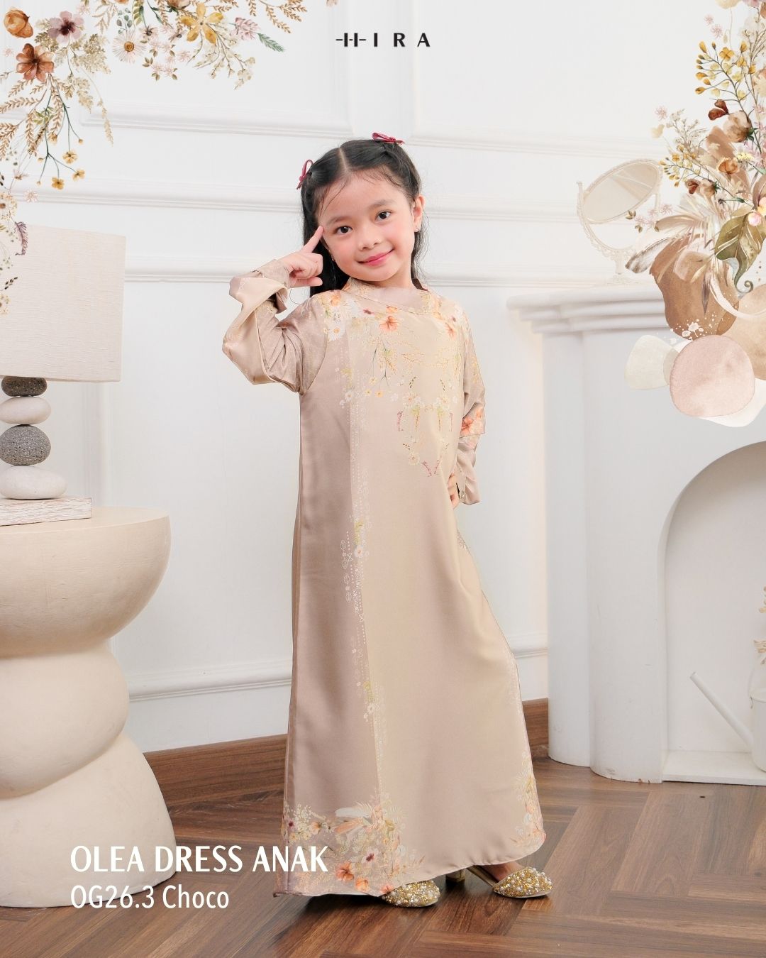 Olea Dress Girl - Choco