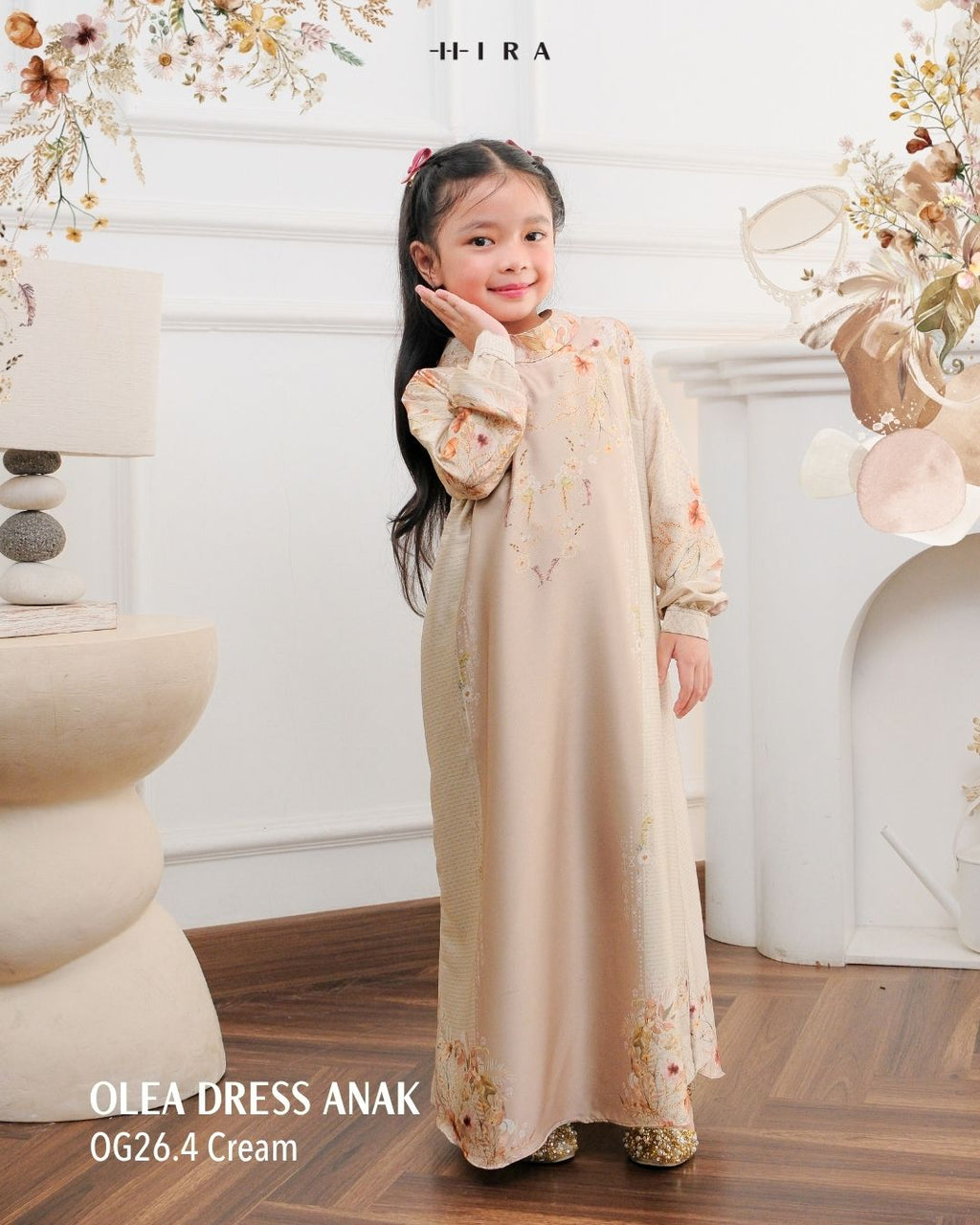 Olea Dress Girl - Cream