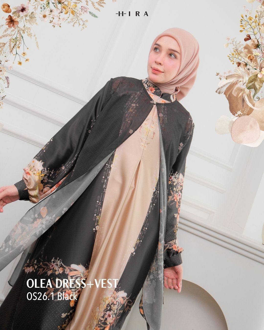 Olea Dress & Vest - Black