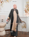 Olea Dress & Vest - Black