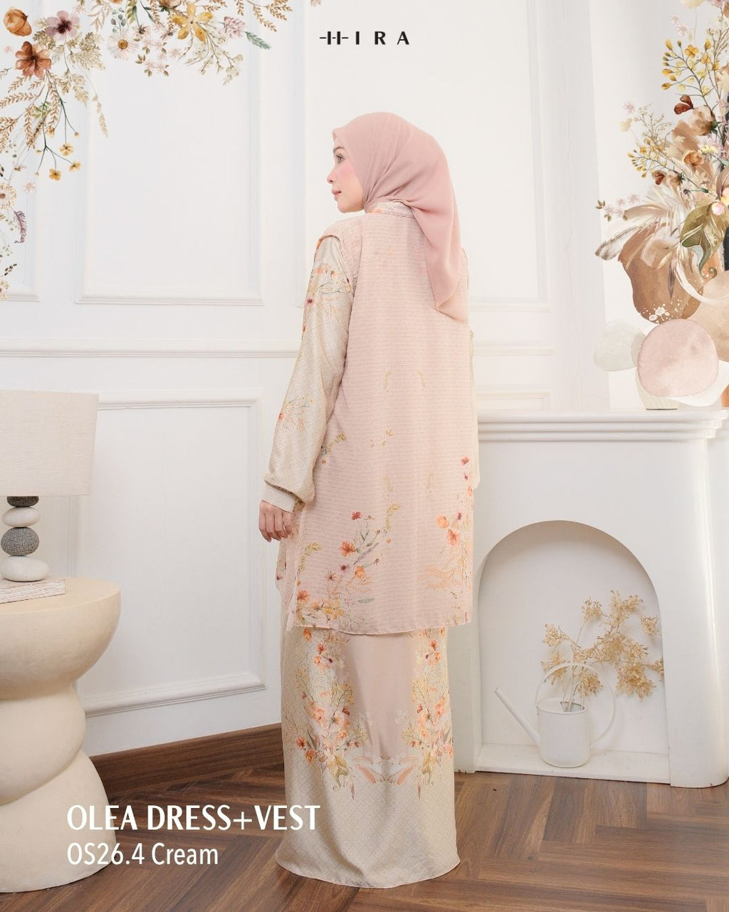 Olea Dress & Vest - Cream