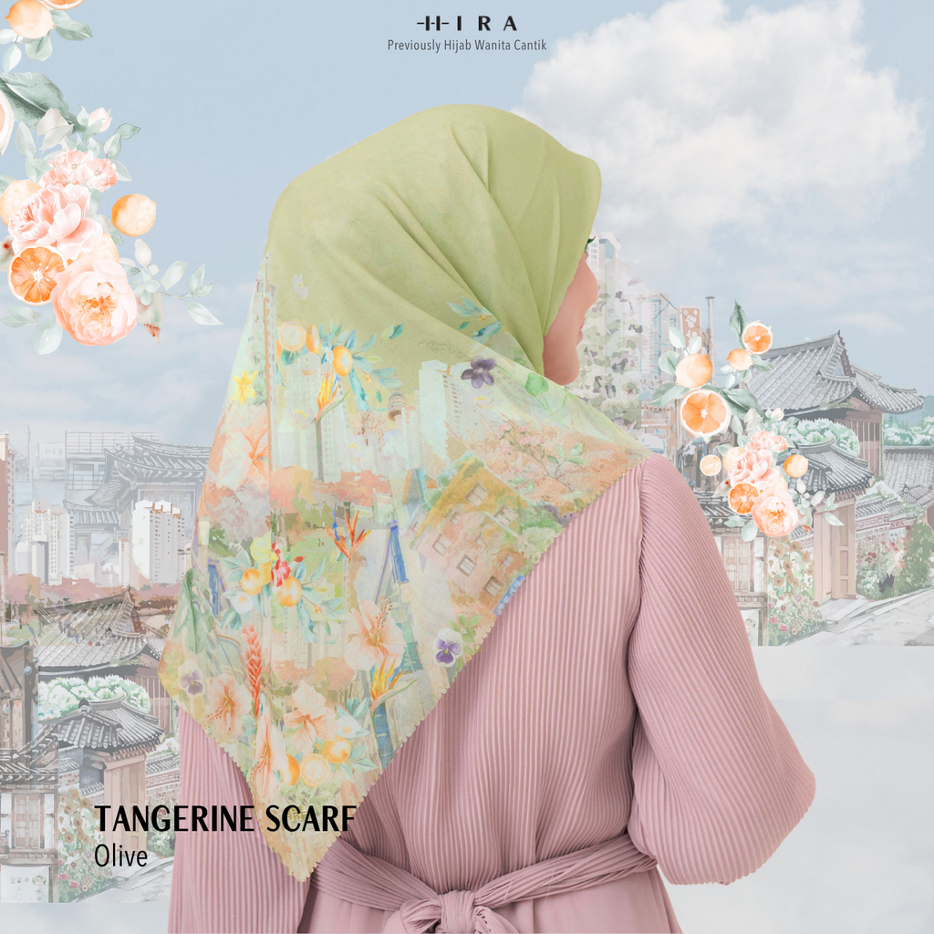 Tangerine Scarf - Olive