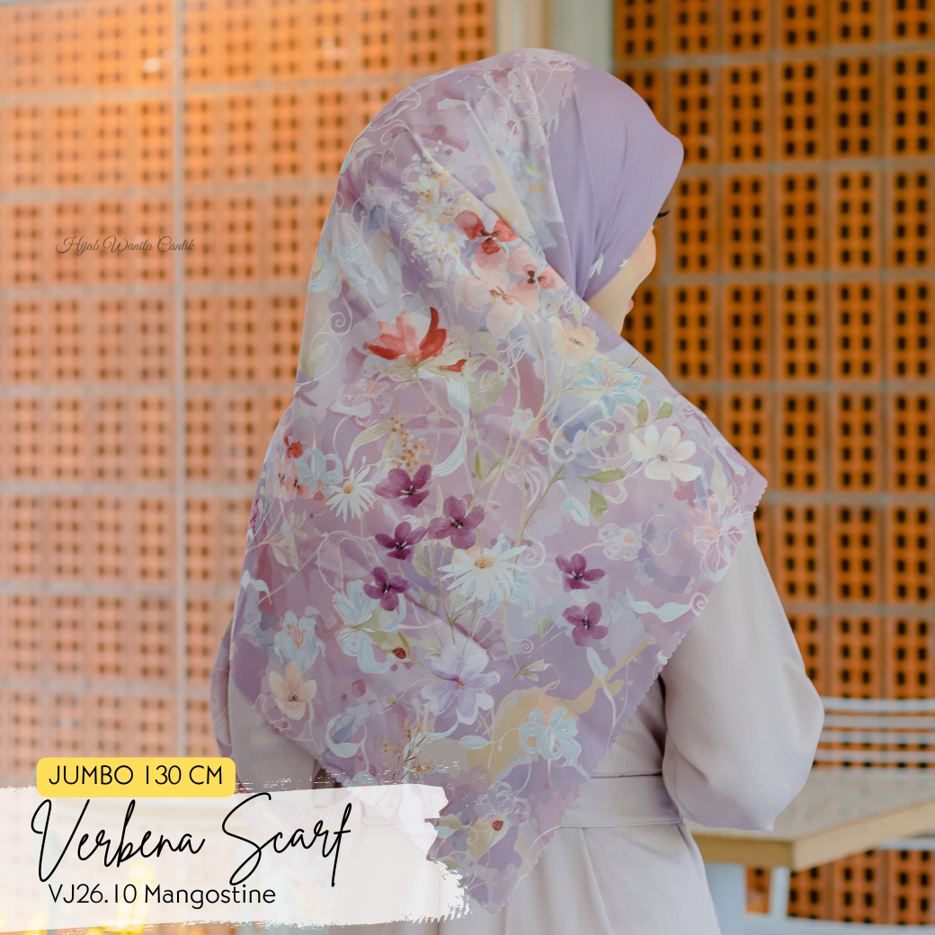 Verbena Scarf JUMBO - Mangostine
