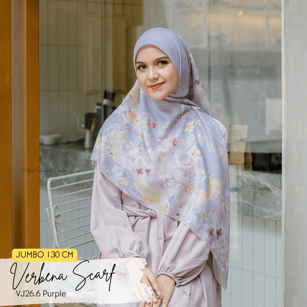 Verbena Scarf JUMBO -  Purple