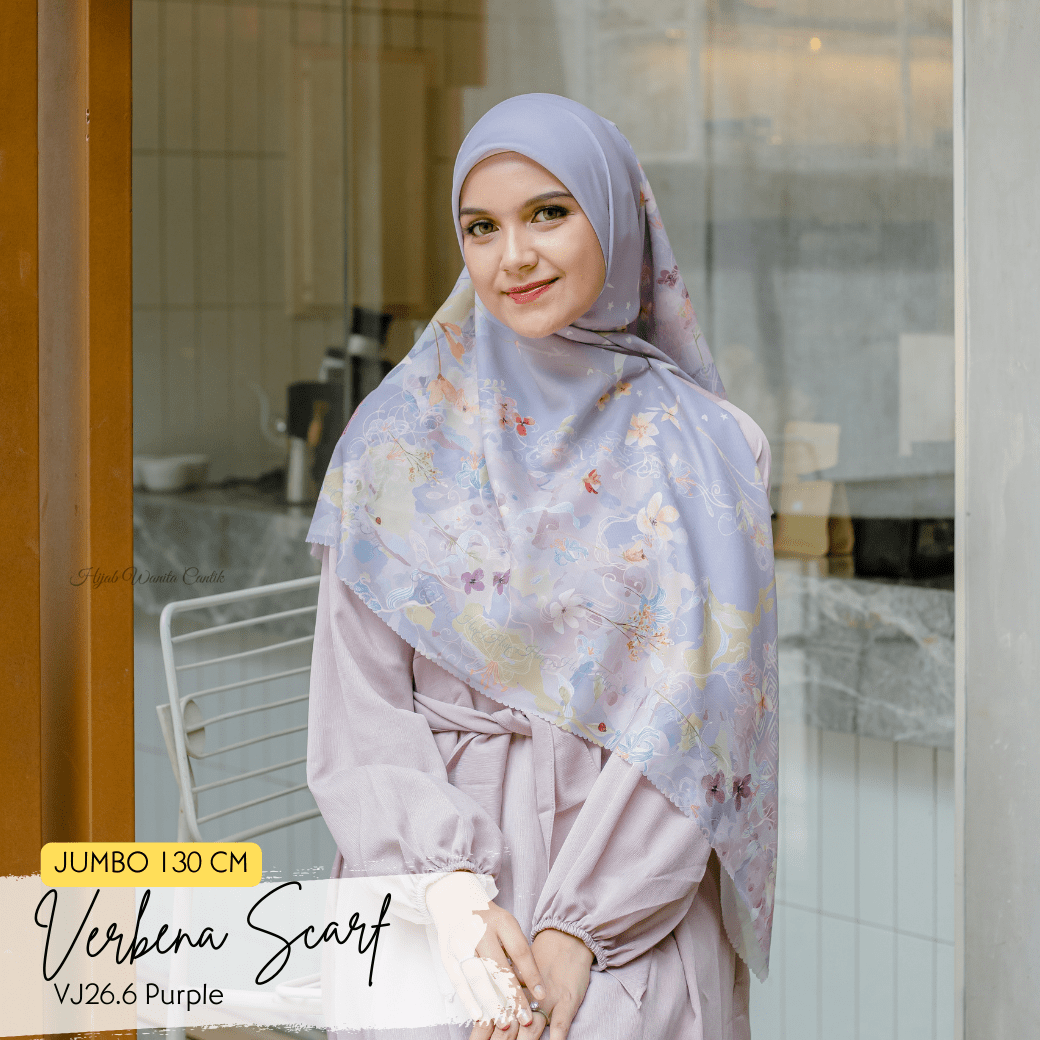 Verbena Scarf JUMBO -  Purple