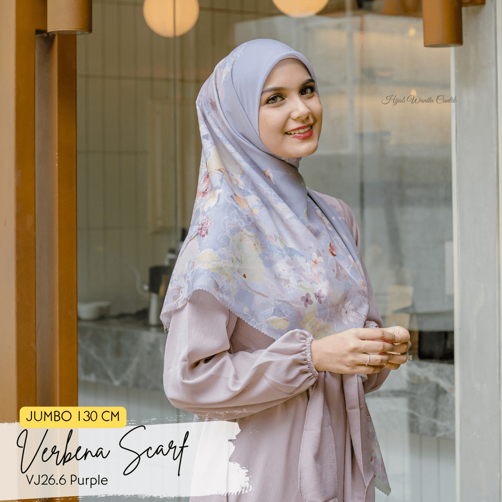 Verbena Scarf JUMBO -  Purple