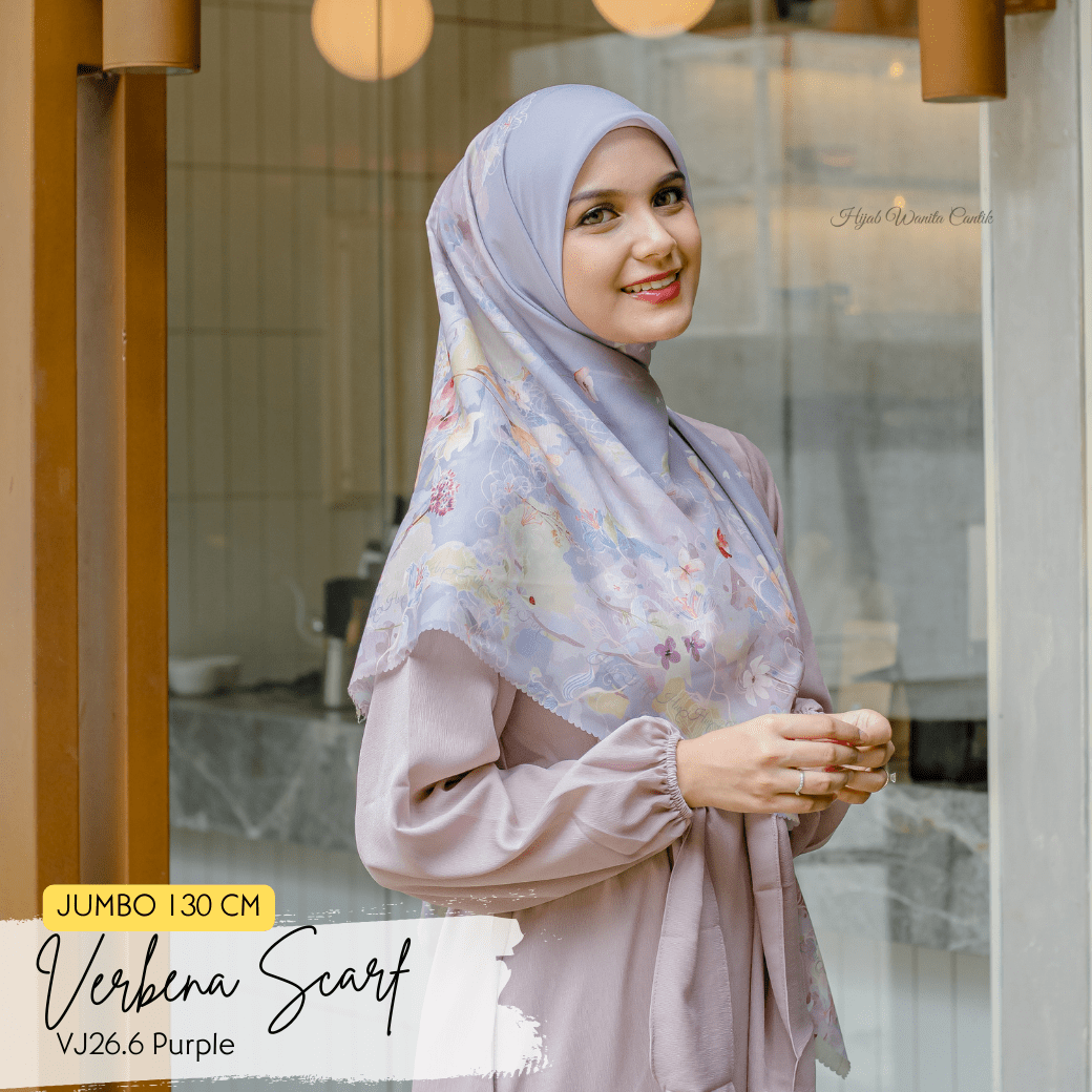 Verbena Scarf JUMBO -  Purple