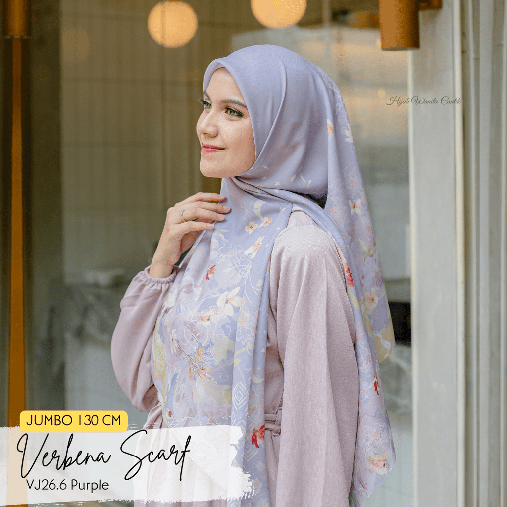 Verbena Scarf JUMBO -  Purple