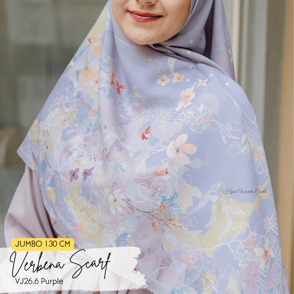 Verbena Scarf JUMBO -  Purple