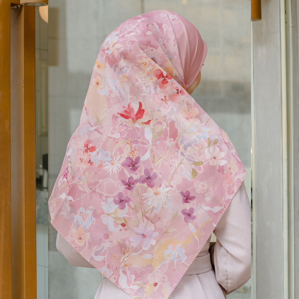 Verbena Scarf JUMBO - Pink