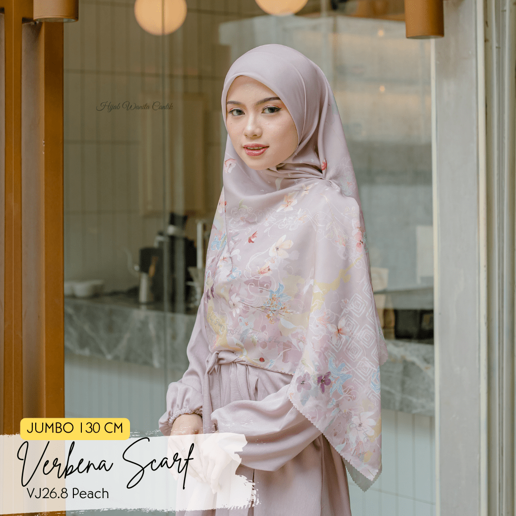 Verbena Scarf JUMBO - Peach