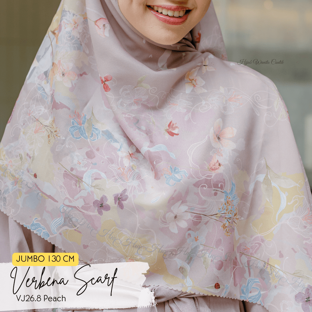 Verbena Scarf JUMBO - Peach
