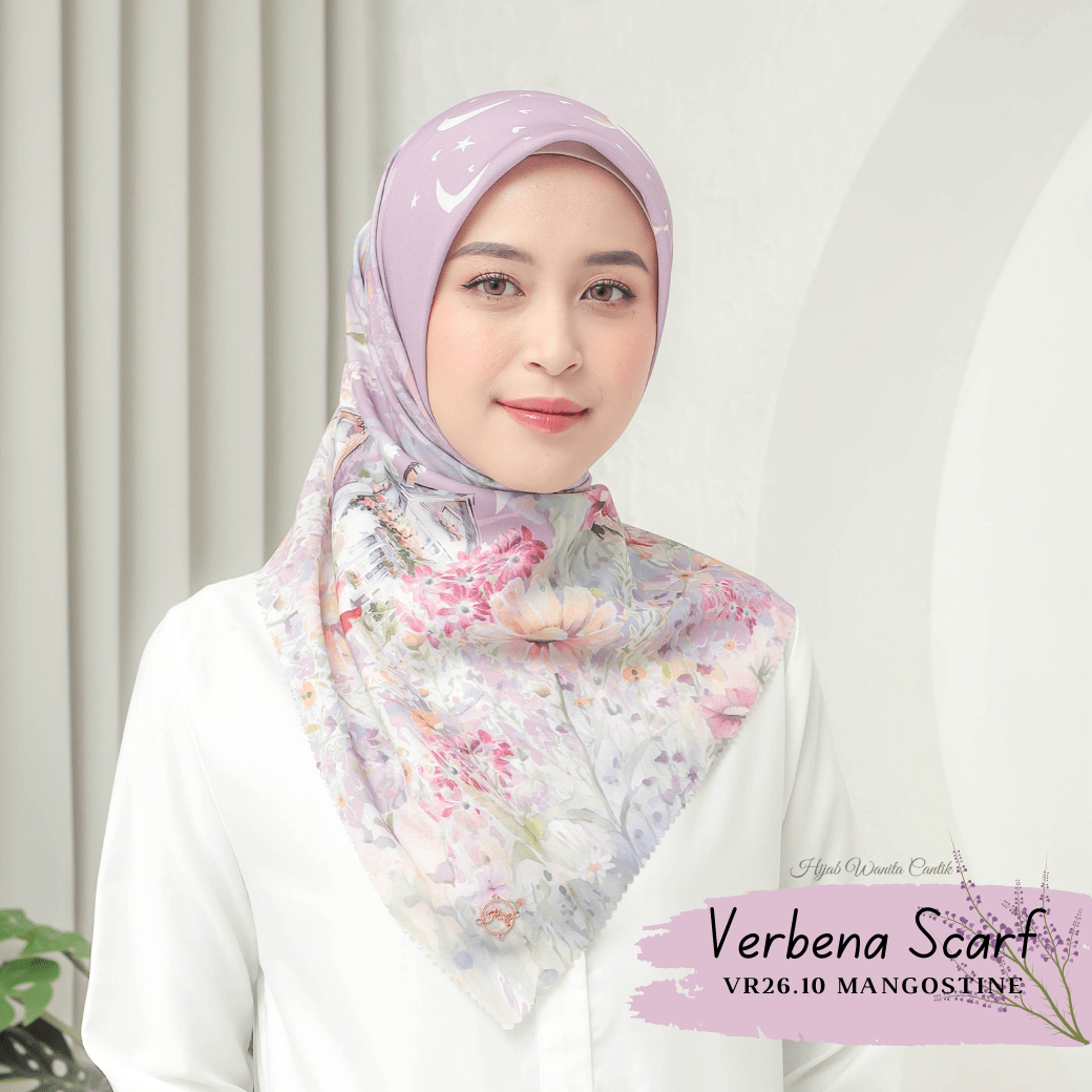 Verbena Scarf - Mangostine