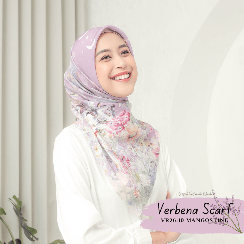 Verbena Scarf - Mangostine