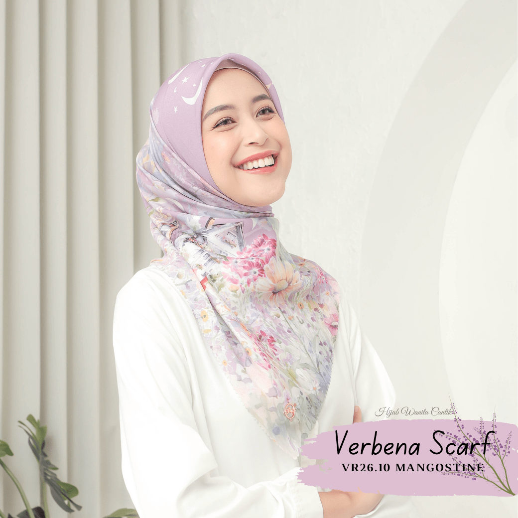 Verbena Scarf - Mangostine