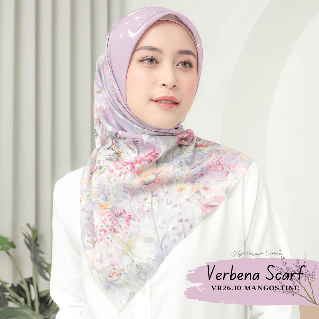 Verbena Scarf - Mangostine