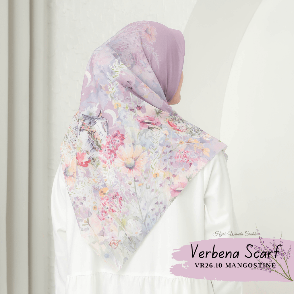 Verbena Scarf - Mangostine