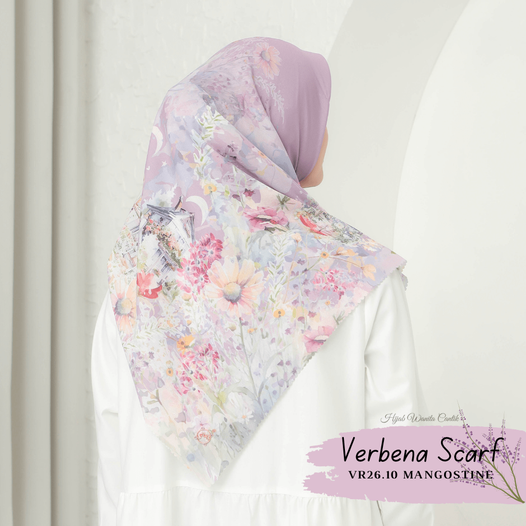 Verbena Scarf - Mangostine