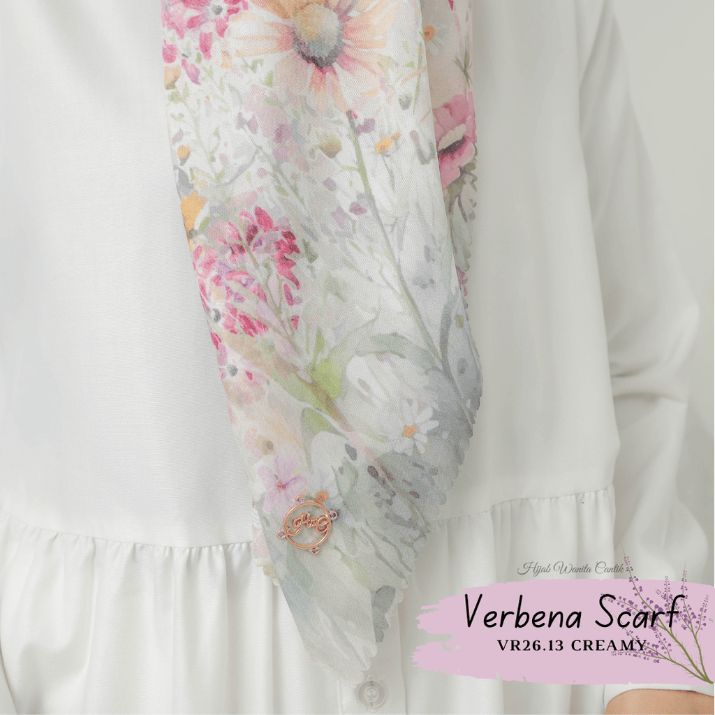 Verbena Scarf - Creamy