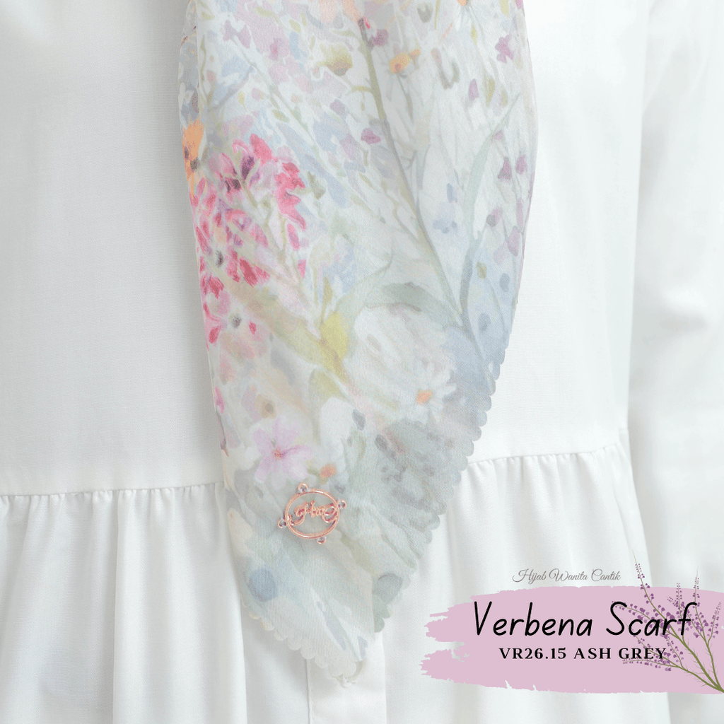 Verbena Scarf - Ash Grey