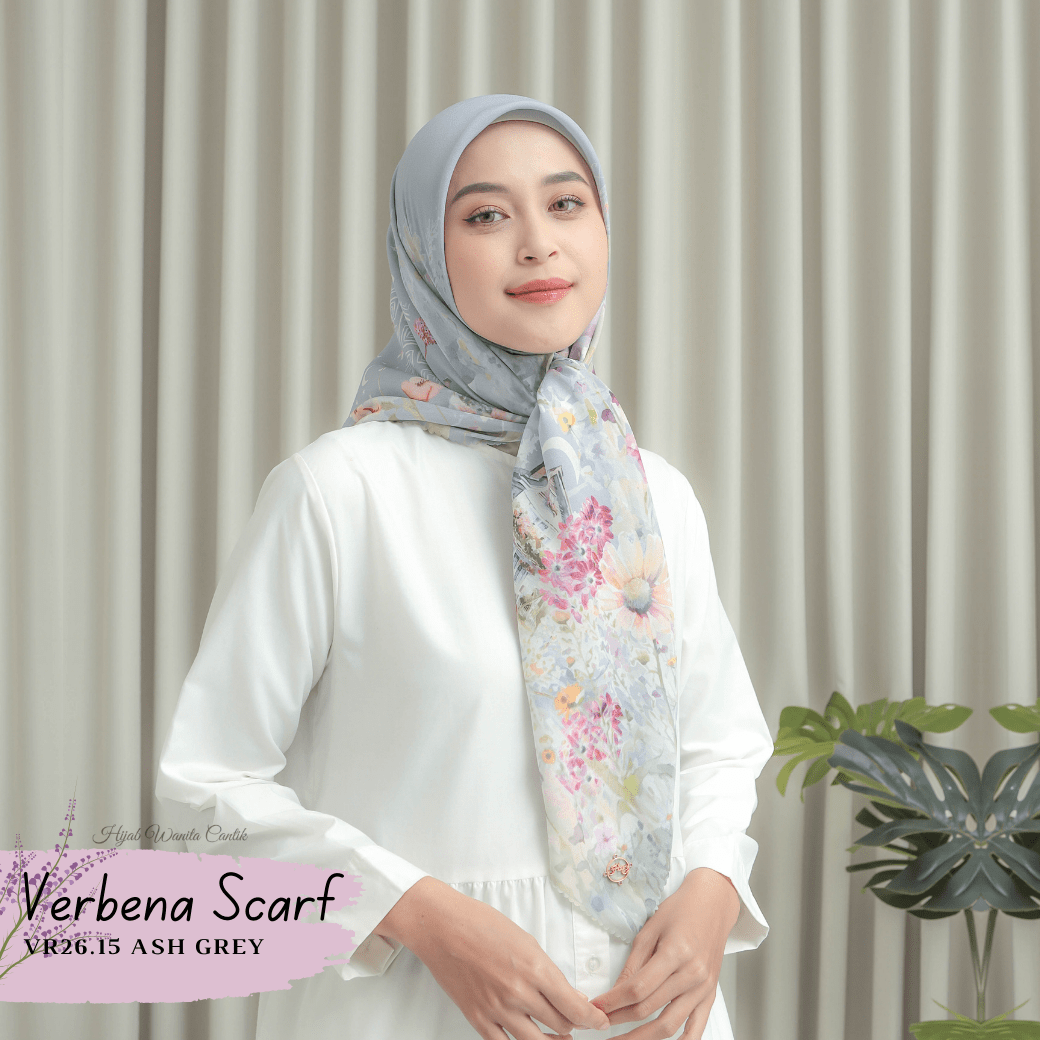 Verbena Scarf - Ash Grey