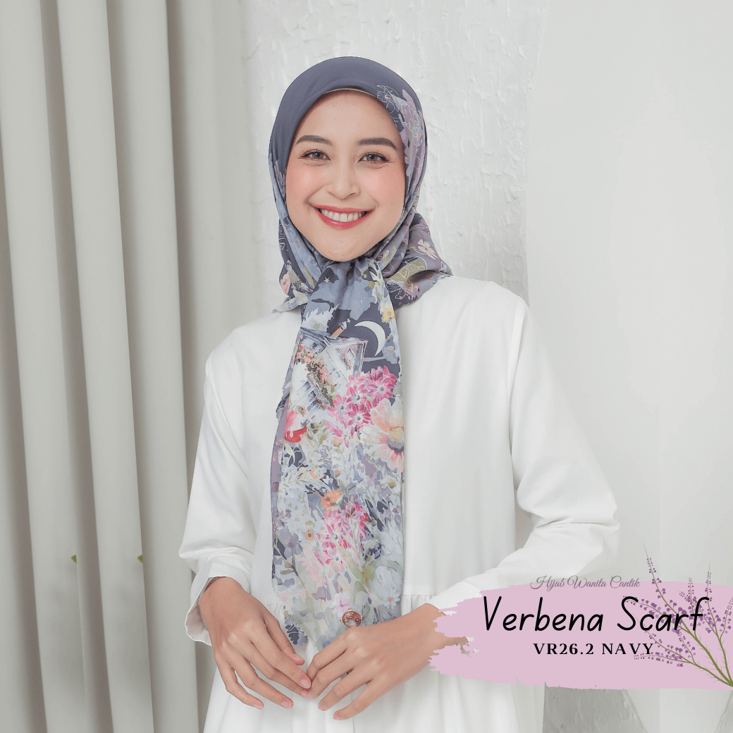 Verbena Scarf - Navy