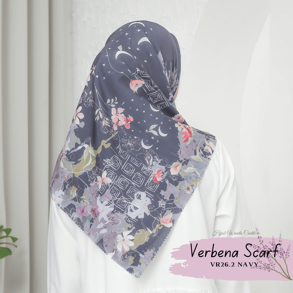 Verbena Scarf - Navy