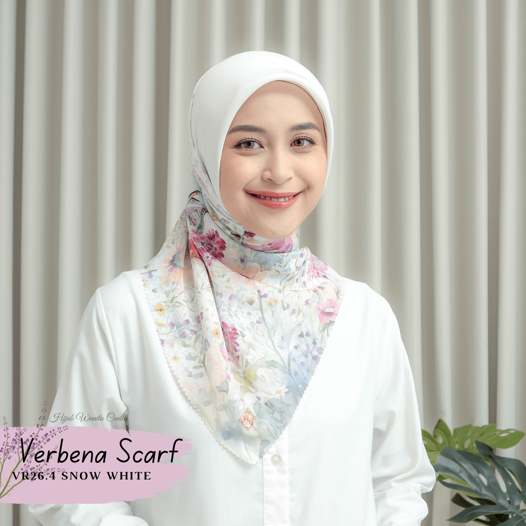 Verbena Scarf - Snow White
