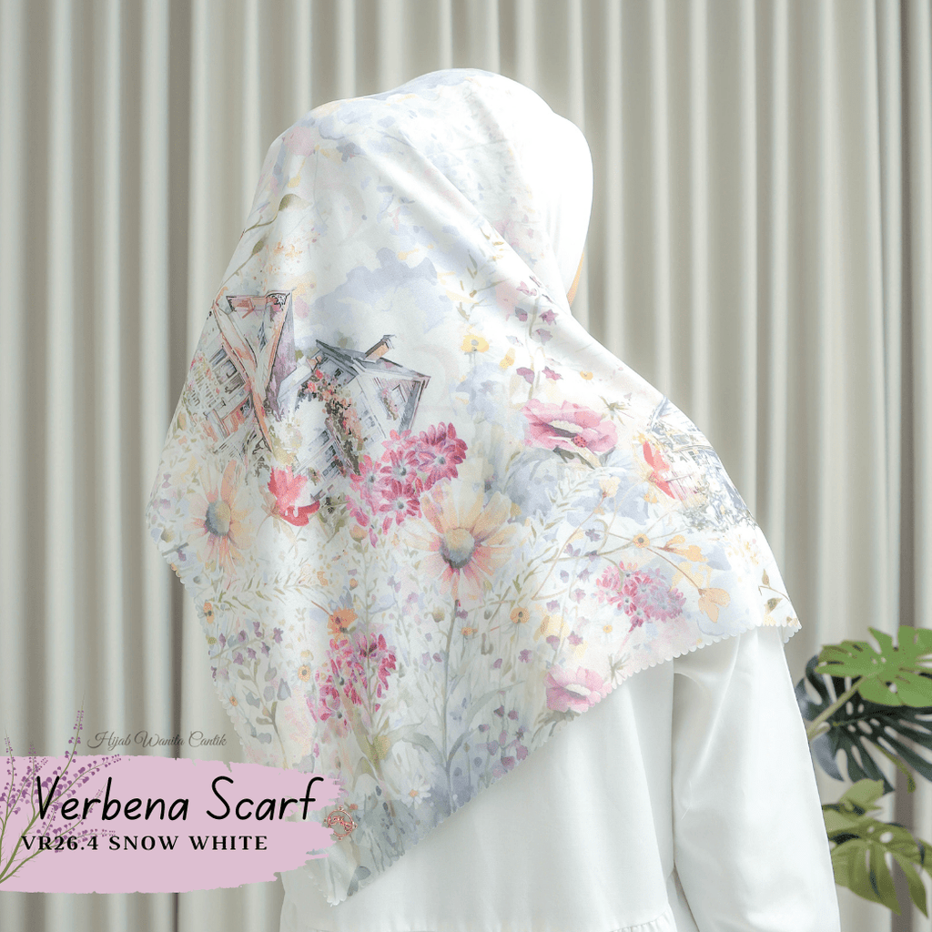 Verbena Scarf - Snow White