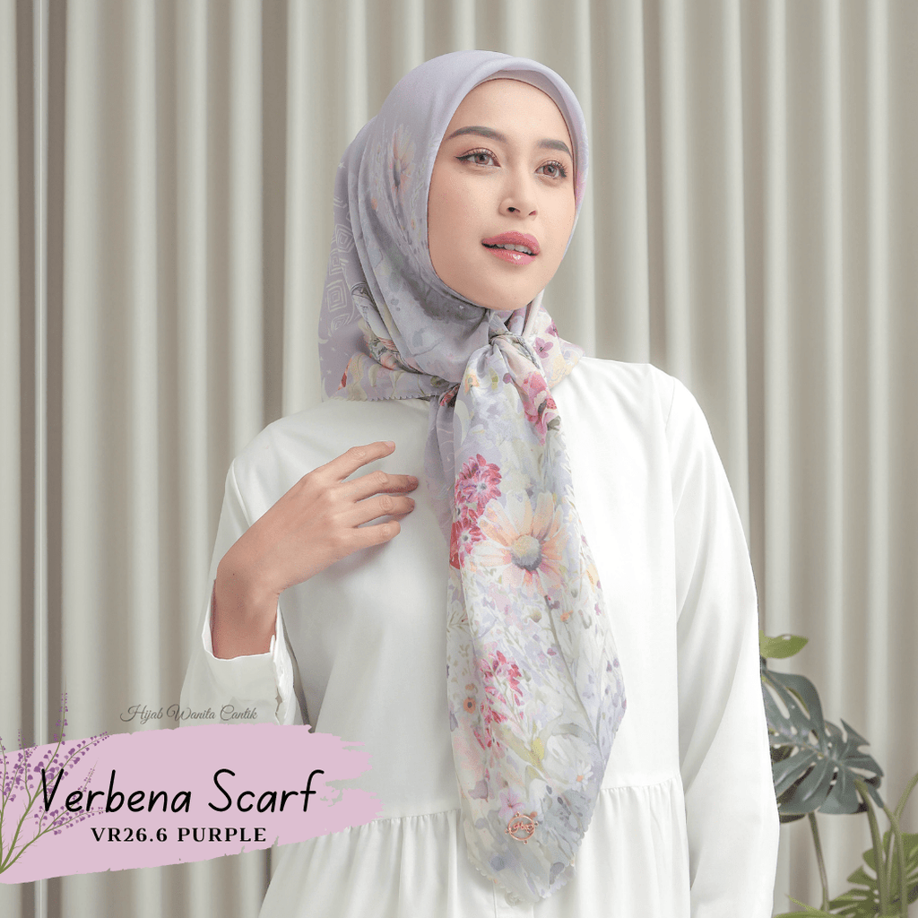 Verbena Scarf - Purple