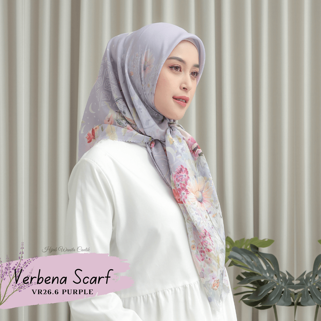 Verbena Scarf - Purple