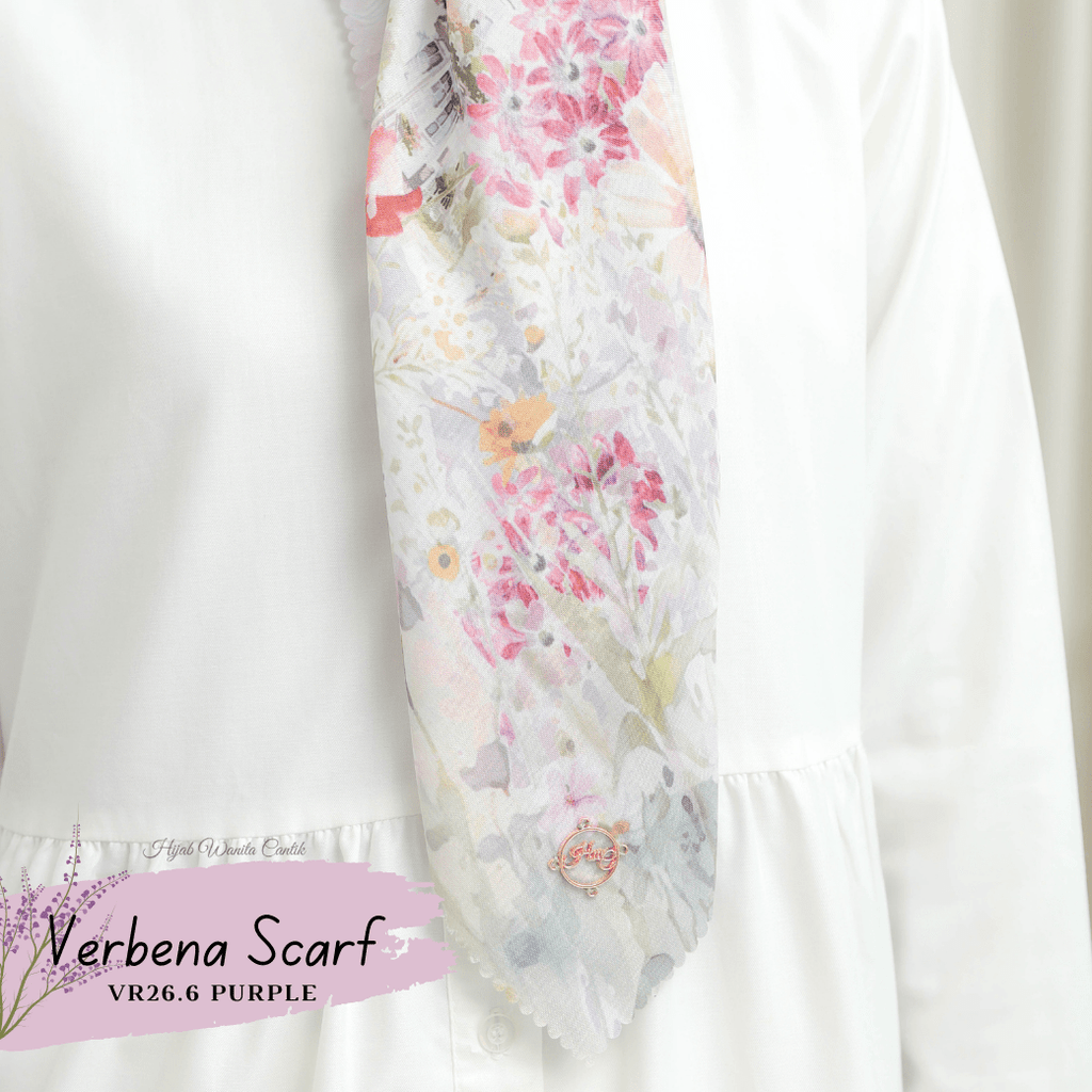 Verbena Scarf - Purple
