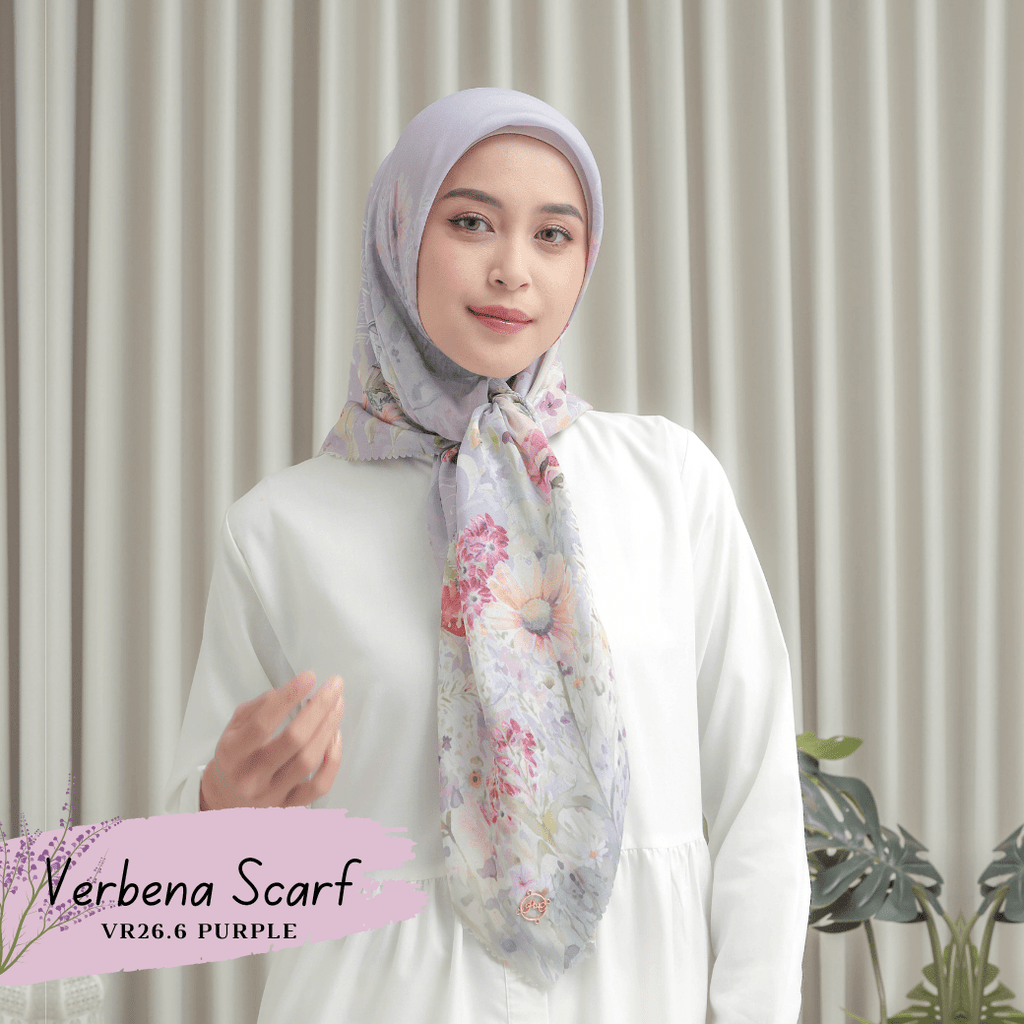 Verbena Scarf - Purple