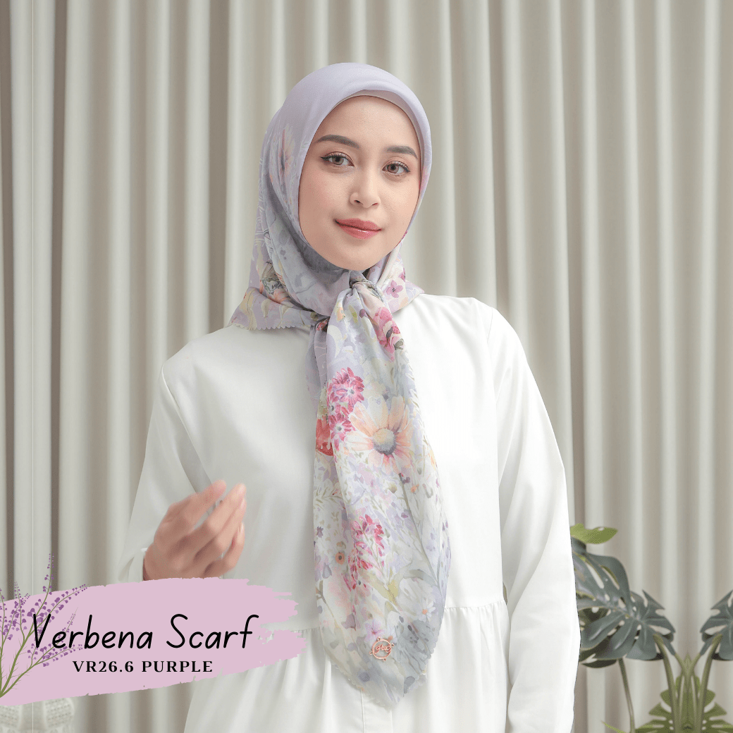 Verbena Scarf - Purple