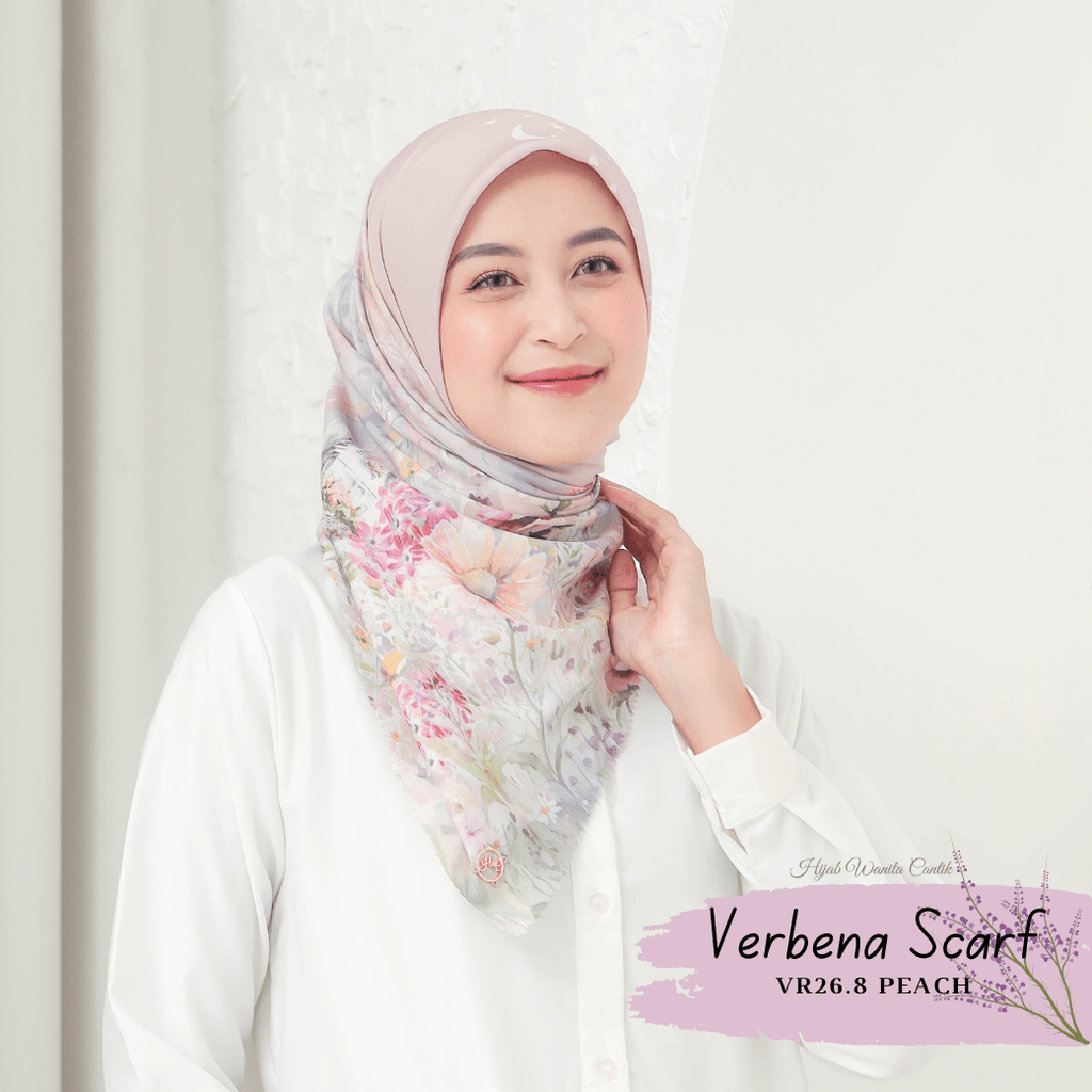 Verbena Scarf - Peach