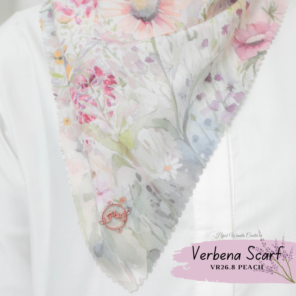 Verbena Scarf - Peach