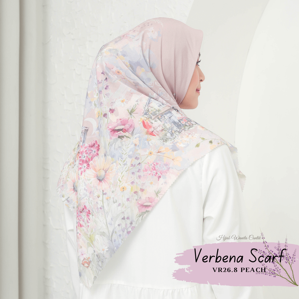 Verbena Scarf - Peach